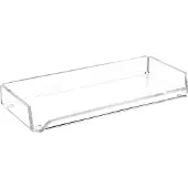 MAUL pennenbak acryl vierkant 7x7x10,4cm dikte 5mm, met bureaubeschermers