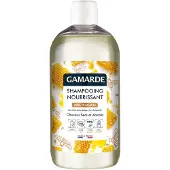 Gamarde , biologische shampoo voor haarverzorging, met acaciahoning, verzorgend, voor droog en beschadigd haar, 500 ml