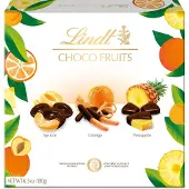 Lindt CHOCO FRUITS abrikoos, sinaasappel & ananas 180g