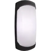 Fumagalli 1891 Wandlamp Francy-op zwart melkwit glas E27 IP66