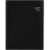 Brepols Agenda Timing week NL 2027 LIMA zwart zwart Papier Agenda
