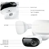 Reolink Floodlight Series F751w Slimme Binnen- / Buitencamera Wit