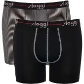 Sloggi Boxershorts grijs / rood / zwart / wit