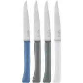 Opinel Bon Appetit+ 2349, tafelmessen set van 4, storm, micro-gekarteld lemmet