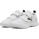 Puma Varion 3 V junior imitatieleren voetbalschoenen - wit/zwart Jongens/Meisjes Imitatieleer - maat 32