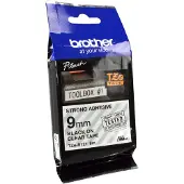 Brother TZe-S121 Tape Zwart op transparant (9 mm)