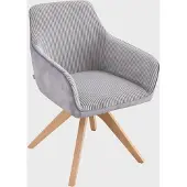 Homla - Chair - PESA - Grey Combined Fabric - 56x60x82 cm