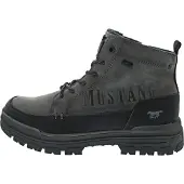 Mustang Veterboots 'Peppin' donkergrijs / zwart