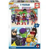 Spidey and his Amazing Friends - puzel - 2 x 20 stuks - Spidey & His Amazing Friends