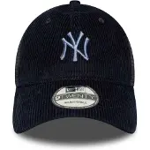 New Era Pet 'Gorra negra yankees cord 9twenty trucker neyyan' blauw