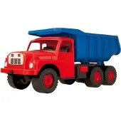 Dino Tatra stevige zand auto rood-blauw 70 cm