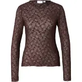 Vila Blouse 'VIFay' bruin