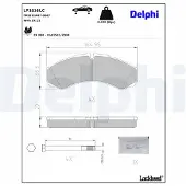 Delphi LP1616LC Remblokken