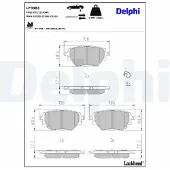 Delphi LP3983 Remblokken