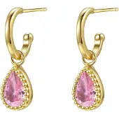 Hey Happiness Oorbellen 'October Birthstone' goud