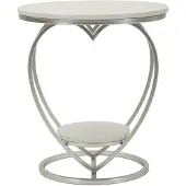 Mauro Ferretti Tafel Heart Silver Ø 40×45,5 cm