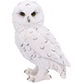 Nemesis Now - Snowy Watch Kleine Witte Uil Ornament Figuur 13.3cm
