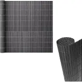 Casa.pro PVC Tuinscherm Cefalu 16 mm antraciet 90x500 cm