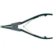 Top Tools Seegerringtang 150 mm, gebogen, voor externe borgringen