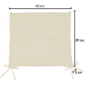 Detex Zitkussens - Set van 6 Boston Cream - 43x39x5cm