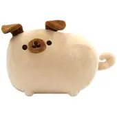 Pusheen GUND Pugsheen Knuffel Hond met Beweegbare Oren, Tan, 9.5"