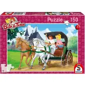 Schmidt 150-delig puzzel van Spiele, voor kinderen, met het thema Bibi & Tina: "Kutsschuit". Artikelnummer: 56051
