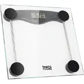 Teesa Digitale Personen Weegschaal 180kg Transparant transparant Glas