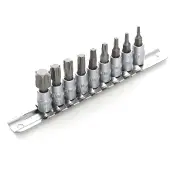 KRAFT&DELE Torx Bitset 9-delig 1/4" T10-T60