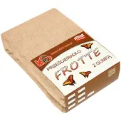 Karo Hoeslaken Frotte met Elastiek Beige 160x200cm