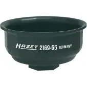 Hazet Oliefitersleutel 2169-66 · 1/2 inch (12,5 mm) vierkant hol · Ribbelprofiel · SW 66 mm