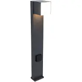 Lutec Design Padverlichting Cuba Met Stopcontact