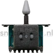 Yellow Parts EZ1188W 5-Standen Schakelaar met Witte Tip