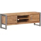 vidaXL Tv-meubel 120x30x40 cm ruw mangohout