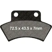 EBC Fa-tt Series Carbon Fiber Offroad Fa232tt Remblokken