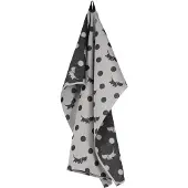 HEMA Takkie Theedoek 65x65cm Katoen Stippen (zwart)
