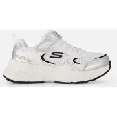 SKECHERS Sneakers 'RETRO-GRAPH' zwart / zilver / wit