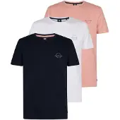 Petrol Industries Shirt navy / rosa / wit