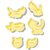 HEMA Takkie en Siepie uitsteekvormen - 6 stuks (geel)