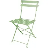 Bolero Stalen Klapstoelen Lichtgroen (2 Stuks) - FT270
