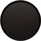 Cambro Treadlite rond antislip glasvezel dienblad zwart 40,5cm