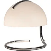 Näve Tafellamp Burano, wit / opaal, Woon-/ Eetkamer, Glas, Vintage, Tafellamp