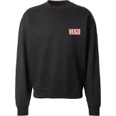 HUGO Sweatshirt 'Durec' mintgroen / roestrood / zwart / offwhite
