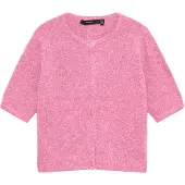 Vero Moda Gebreid vest 'VMDoffy' roze gemêleerd