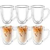 Wilmax Doppelwandige Tasse, 400 ml, 6er Set, WL-888727/A6