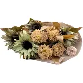 Buitengewoon Boet Boeket gedroogde kunstbloemen groen