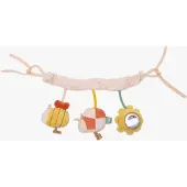 Jollein Knuffels 'Pretty Picnic' beige / geel / rosa / rood