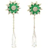 Avant Garde Oorbellen 'Kristinasa' groen