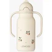Liewood Thermoskan 'Kimmie 250 ml' crème / lichtgrijs / spar / donkeroranje
