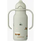 Liewood Kimmie waterfles 25 cl Vehicles-Dove blue