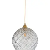 Ebb & Flow Rowan hanglamp groot, Ø 28 cm. Crystal, large check